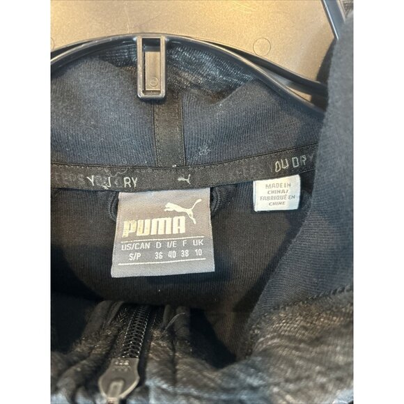 Puma Jacket Men Small Full Zip Hooded Activewear Streetwear Fleece Athleisure - Picture 3 of 10